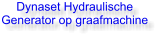Dynaset Hydraulische Generator op graafmachine Dynaset Hydrauliek Powered by Hydraulics