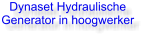 Dynaset Hydraulische Generator in hoogwerker Dynaset Hydrauliek Powered by Hydraulics