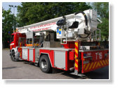 Dynaset Hydraulische Generator op brandweerwagen Dynaset Hydrauliek Powered by Hydraulics