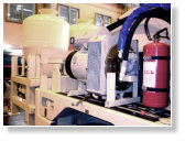 Dynaset Hydraulische Compressor op straalmachine Dynaset Hydrauliek Powered by Hydraulics